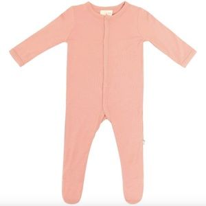 Kyte Baby Snap Footie & Hat in Terracotta NWT